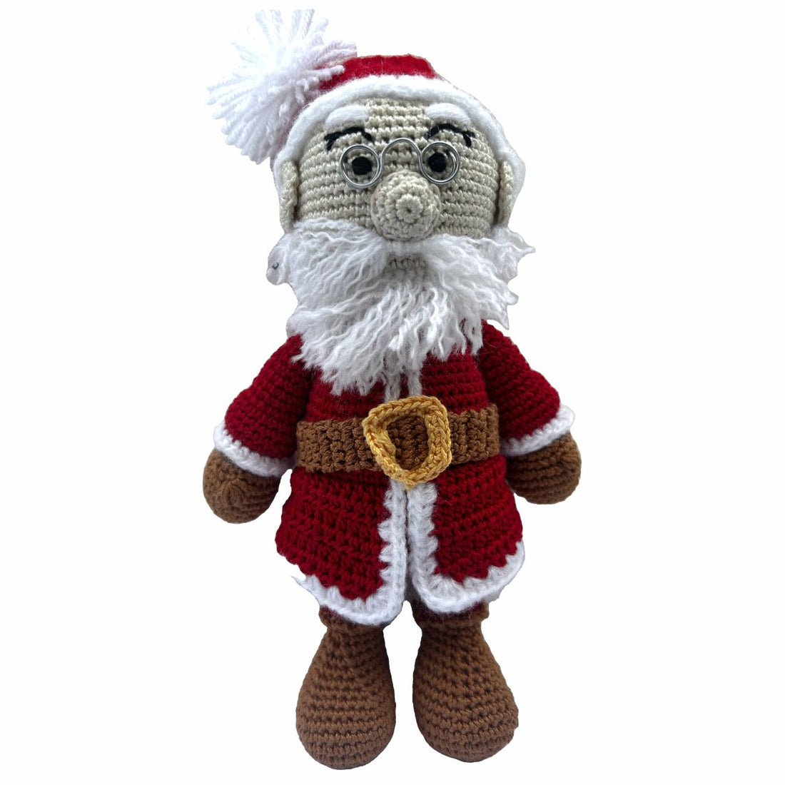 Crochet Handmade Christmas Tree and Santa Claus Combo