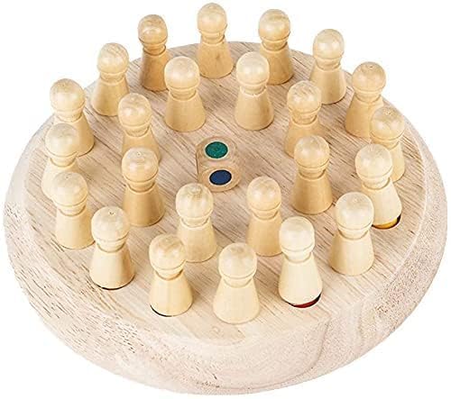 Clapjoy Wooden Memory Chess Game for Kids of Age 3+ Years