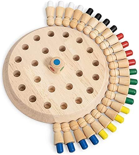 Clapjoy Wooden Memory Chess Game for Kids of Age 3+ Years