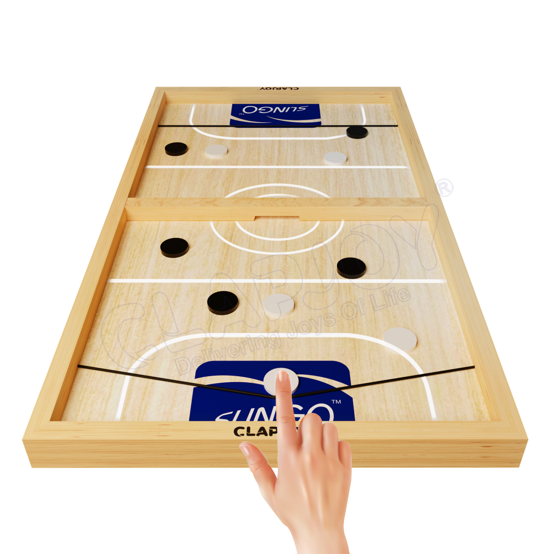 Clapjoy Slingo Fastest Finger First Board Game for Adults & Kids for Ages 5+ Years