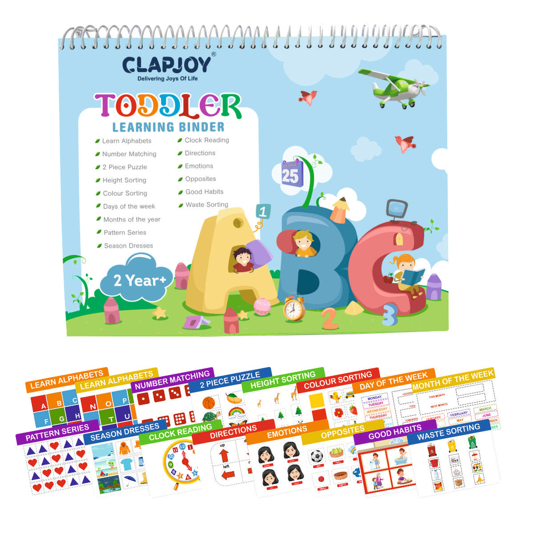 Clapjoy Velcro Preschool Busy Book (Buy 1 Get 1 Free)