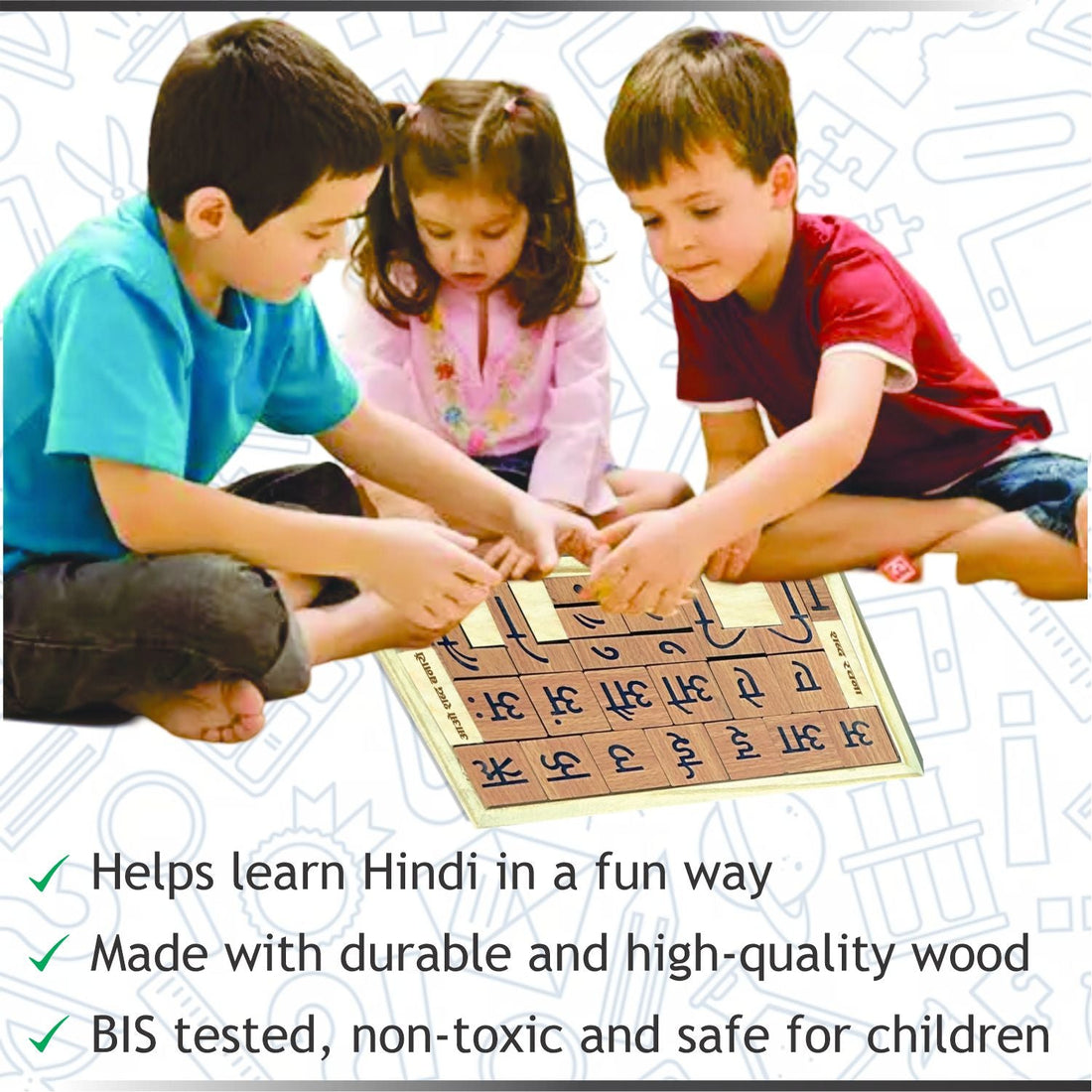 ClapJoy Shabd Rachna – Learn Hindi Words Spellings for Kids Learning Game for Ages 3+ Years